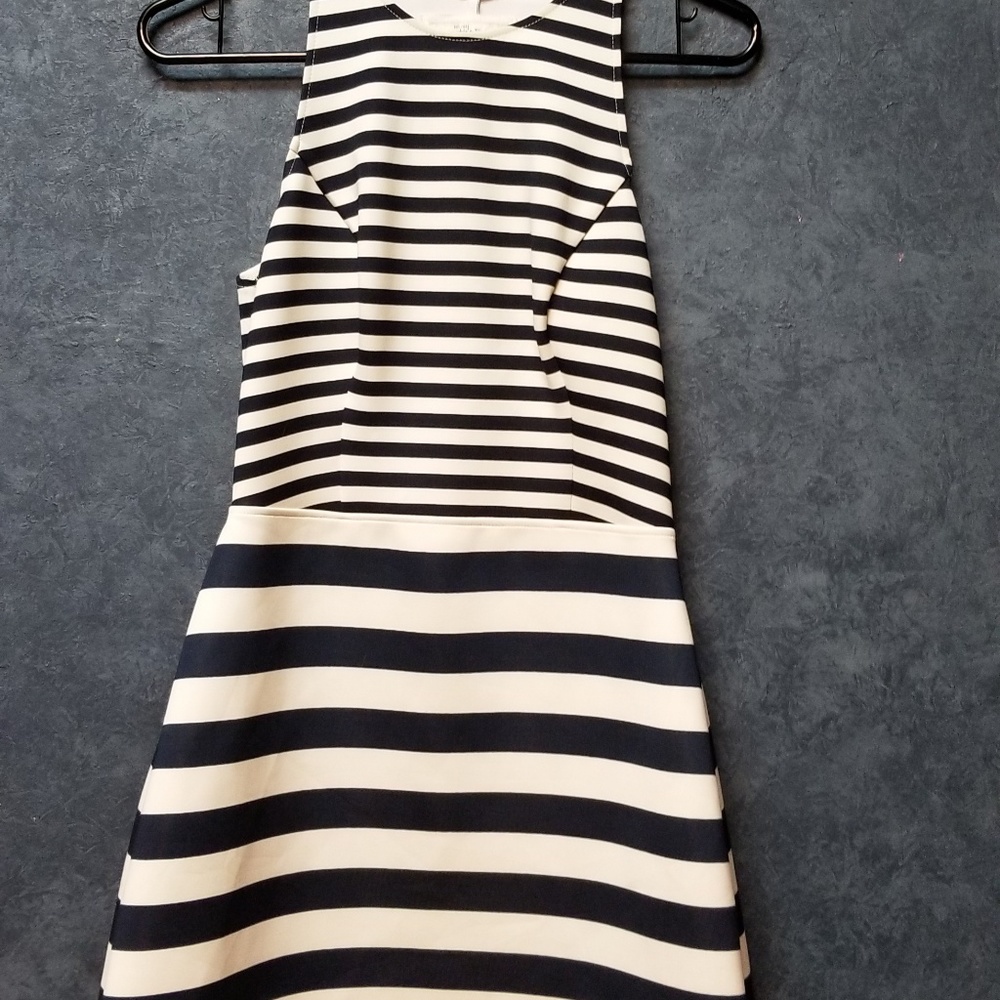 Abercrombie and Fitch blue striped dress.